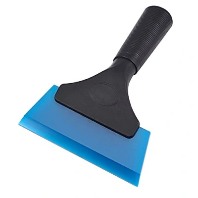 Afbeelding van Ehdis Kleine rubberen rakel, raamtrekker, douchewisser voor auto, raam, douche, deur, glas, 12,7 cm, blauw