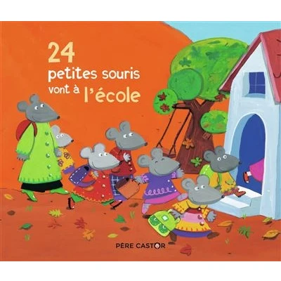 Image de 24 petites souris vont à l&#039;école