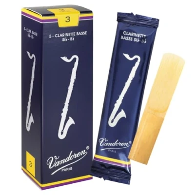 Afbeelding van Vandoren Classic basklarinette 3 doos met 5 rieten Riet voor bas klarinet (Frans)