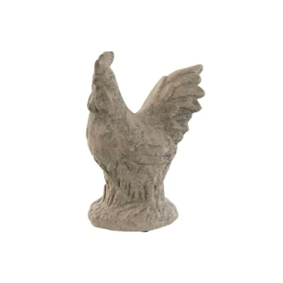 Afbeelding van Decoratieve figuren Home ESPRIT Grijs Kip Verouderde afwerking 17 x 12 22 cm