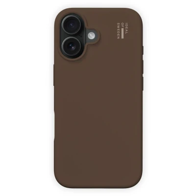 Afbeelding van iDeal of Sweden Silicone Case met MagSafe voor de Apple iPhone 16 Mocha Mousse