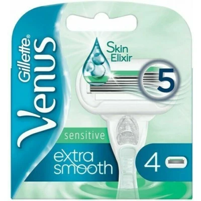 Afbeelding van Gillette Venus Sensitive Extra Glad Scheermesjes 4 Stuks