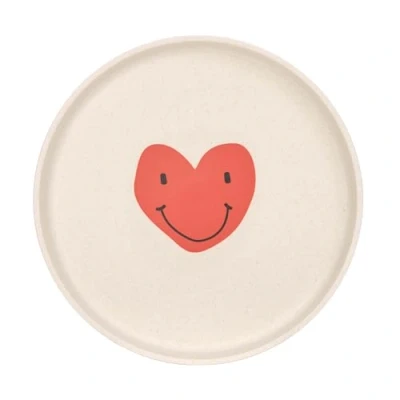 Image de LÄSSIG Assiette enfant sans mélamine, BPA, pour lave vaisselle et micro ondes/Plate Happy Rascals Heart
