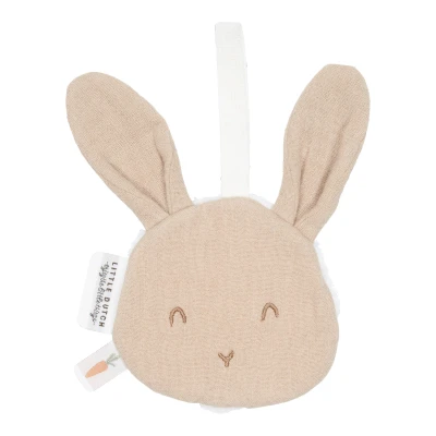 Afbeelding van Little Dutch Knuffeldoekje Hydrofiel Konijn Beige