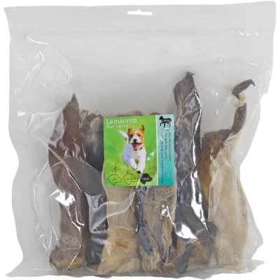 Afbeelding van Natuurlijke Snack lamsoren met vacht zak a 250g Gebr de boon