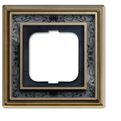 Afbeelding van Busch Jaeger, Accessoires schakelprogramma, Frame 1 voudig ms/antiek decor anth 1721 843