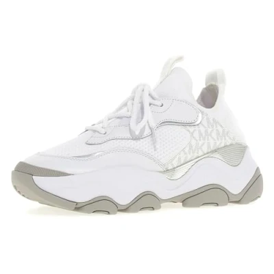 Afbeelding van Michael Kors Sneakers laag, Dames, Maat: 40, Bright white Imitatieleer/ textiel