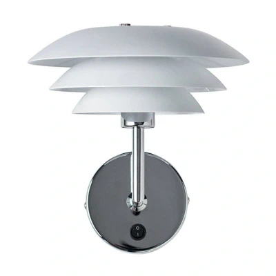 Afbeelding van DL20 wandlamp opaal, messing White