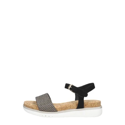 Afbeelding van Tamaris Sandalen zwart Textiel Dames Maat 37