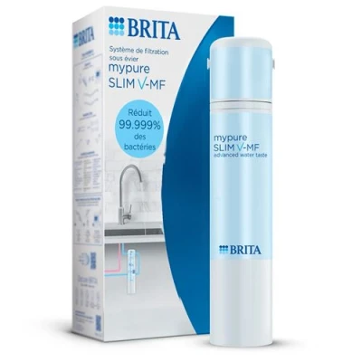 Image de Système de filtration sous évier Brita Mypure Slim 1052846 Blanc et bleu