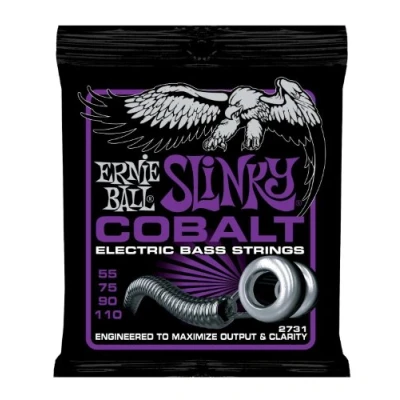 Afbeelding van Ernie Ball 2731 Cobalt Power Slinky Bass snarenset voor basgitaar