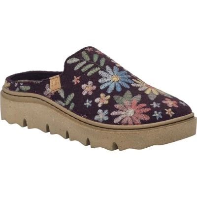 Afbeelding van Josef Seibel Carmaux Muiltjes, Dames, Maat: 36, Purple multi Vilten schaapswol