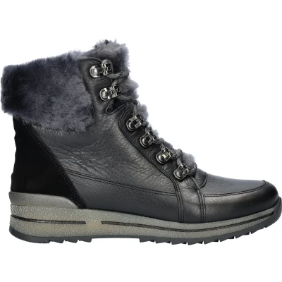 Afbeelding van ara Snowboots, Dames, Maat: 37.5, Schwarzgraphit Leer