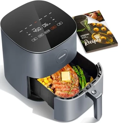 Image de COSORI Air Fryer XL 4,7L avec 9 Programmes, 1500W Airfryer de 75 C à 230 C, Friteuse sans Huile Silencieuse y Compris PRÉCHAUFFAGE/GARDER AU CHAUD/SHAKE, 100+ recettes
