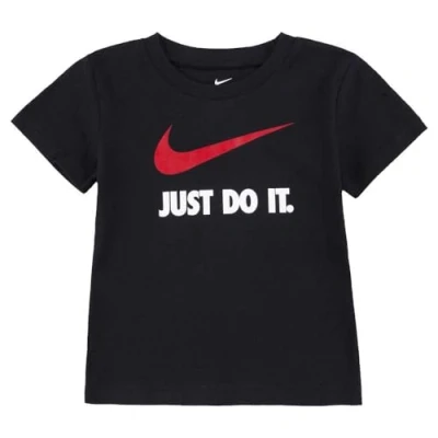 Afbeelding van Nike Sportswear TEE Unisex Tshirt print voor kinderen, Maat: 86/92, Black