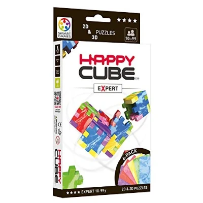 Afbeelding van Happy Cube 6 pack Expert (zwart)