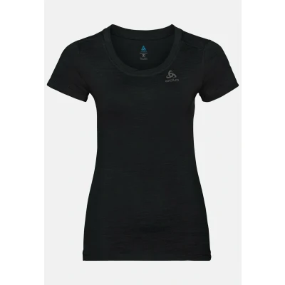 Afbeelding van Performance Wool Light SS Thermoshirt Dames Black 000 S Zwart Thermokleding