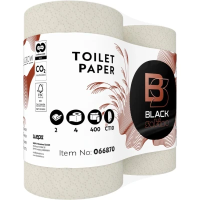 Afbeelding van BlackSatino GreenGrow Toiletpapier 10 x 4 rollen a 400 vel Cradle to Certified®