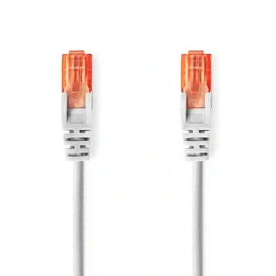 Afbeelding van Nedis Ccgl85200Gy30 Cat6 Kabel Rj45 Male U/Utp 3.00 M Rond Pvc Grijs Label