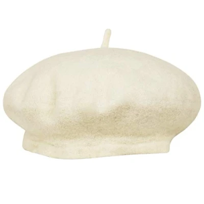 Afbeelding van TRIXES Franse baret Eén maat beige