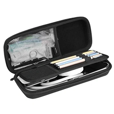 Afbeelding van ProCase Hart Eva Stethoscoophoes, schokbestendig, Eva, reistas, opbergtas voor 3M Littmann/Omron/ADC/Dixie EMS stethoscoop, met extra netvakken kleine accessoires, zwart