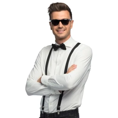Afbeelding van Boland Accessoireset Zwart Volwassenen Unisex Black and White