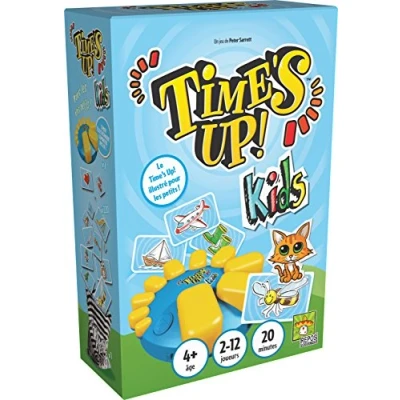 Afbeelding van Asmodee Repos Production TIME&#039;S UP! KIDS Edition voor kinderen vanaf 4 jaar Snel en familiespel Kaartenspel in groot formaat 2 tot 12 spelers 20 minuten Franse versie