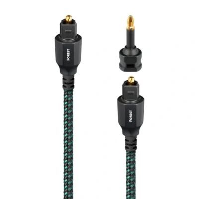 Image de Câble optique Audioquest Forest 1,5 m Noir et vert