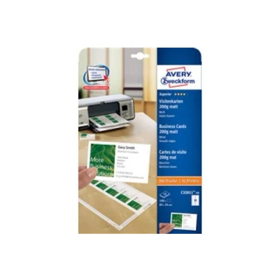 Image de Avery Quick&amp;Clean C32011 cartes de visite 5000 unités