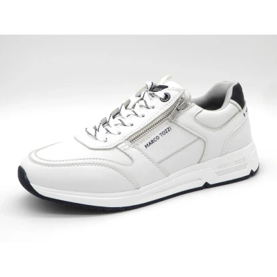 Afbeelding van Marco Tozzi Heren Sneaker 13613 100 Wit Maat 42