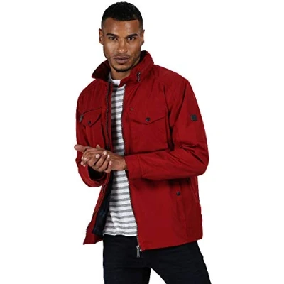 Afbeelding van Regatta Outdoorjas Haldor Heren Polyester Rood Maat M