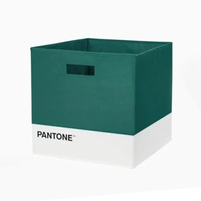 Afbeelding van PANTONE™ Multifunctionele opbergdoos voor speelkubus kinderen en opvouwbare opbergorganizer boekenkasten, speelmand kinderen, 32,5 x cm