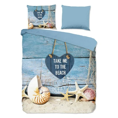 Afbeelding van Pure Dekbedovertrek &quot;strand/ zee&quot; Multi (240x200/220 cm) Microfiber