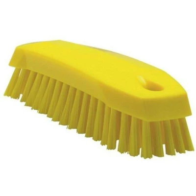 Image de VIKAN 35876 brosse à main M, 165 mm, polyester, moyen, jaune 3587/6