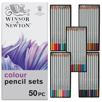 Image de Winsor &amp; Newton Studio Collection Crayons de Couleur X50 Coffret