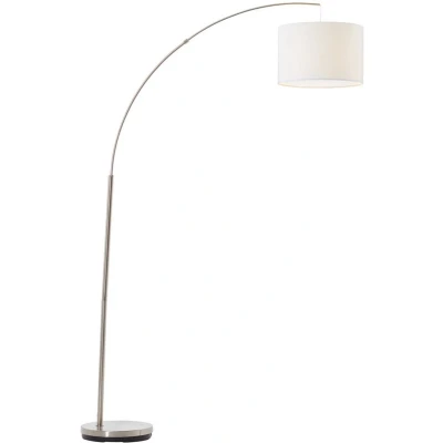 Afbeelding van Brilliant CLARIE Booglamp Chroom;Wit