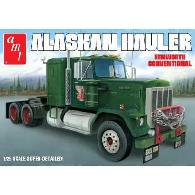 Afbeelding van 1:25 AMT 1339 Alaskan Hauler Truck Kenworth Conventional Plastic Modelbouwpakket