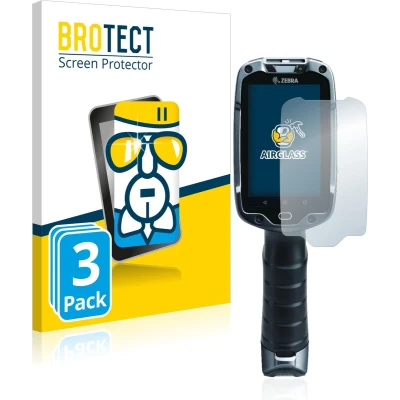 Afbeelding van BROTECT Screenprotector voor Zebra TC8300 Folie Beschermfolie Beschermglas transparant (3 Stuks)