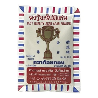 Afbeelding van Gold Cup Wit Agar Poeder 10 x 25 g Asian Food Lovers