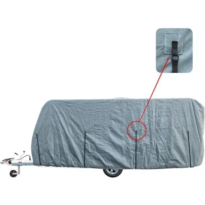 Afbeelding van Pro Plus Caravanhoes Basic 579 t/m 640 x 235 cm 220 3 laags SFS Stof 120 g/m2