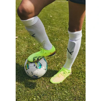 Afbeelding van Puma Future 8 Match Voetbalschoenen met kunststof noppen, Dames, Maat: 37, Yellow alert/aged silver/sun struck Kunststof/ textiel