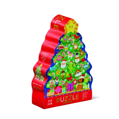 Afbeelding van Crocodile Creek Puzzel 24st Christmas Tree