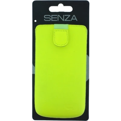 Afbeelding van Senza Leather Slide Case Neon Yellow Size XXL