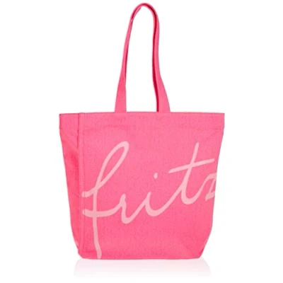 Afbeelding van Fritzi aus Preußen Schoudertas Canvas Easy04 Shopper Neon Pink Neonroze
