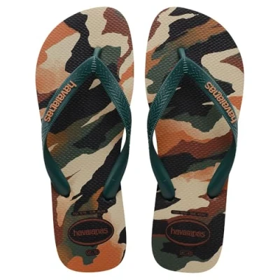 Afbeelding van Havaianas Top Photoprint, heren teenslippers, Zwart Pantanal Groen