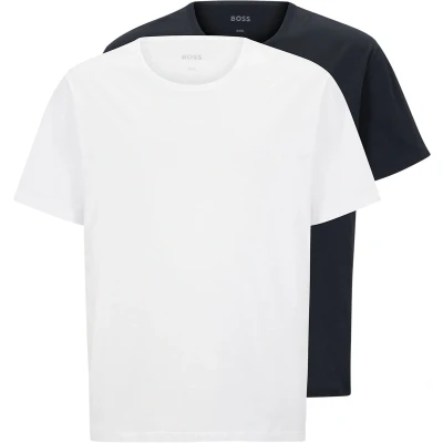 Afbeelding van BOSS 2 PACK Pyjamashirt, Heren, Maat: 3XL, Open blue