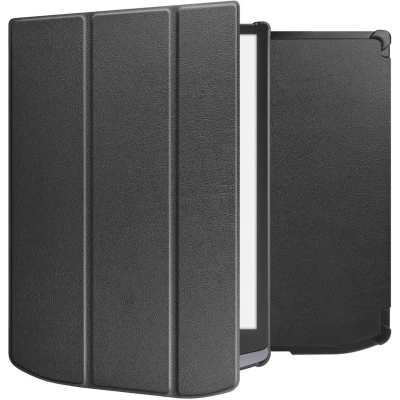 Afbeelding van imoshion Ereader Cover / Hoesje Geschikt voor Pocketbook InkPad X Pro Trifold hard case sleepcover Zwart