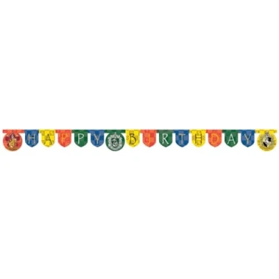 Afbeelding van Procos Slinger Harry Potter Happy Birthday 2 Meter Papier