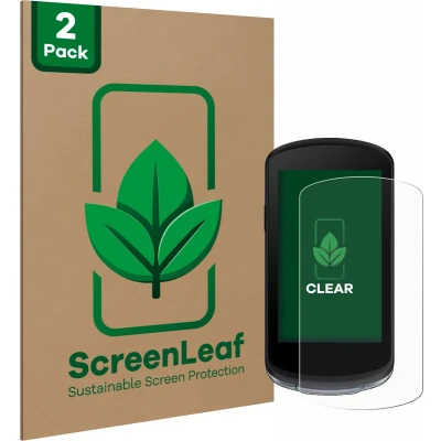 Afbeelding van ScreenLeaf Screenprotector voor Garmin Edge 1040 Duurzame schermbescherming Folie Beschermfolie transparant (2 Stuks)