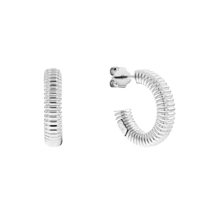 Afbeelding van Calvin Klein CJ35000031 Dames Oorsteker Staal Hoop